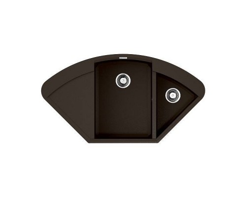 Omoikiri Sakaime 105C-DC Кухонная мойка Tetogranit 105,7x57,5 см, цвет: темный шоколад 4993208