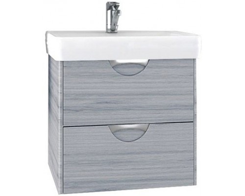 1A2117K1SIW60 Набор: 1A211701SIW60 Тумба-умывальник Сильва 50 Дуб Фьорд/ 1WH302184 Раковина Нео 50 1A2117K1SIW60