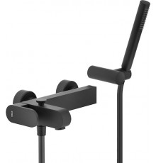 UP94110BM UP смеситель для ванны с душевым набором, матовый черный UP94110BM