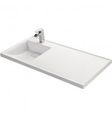 1A72833KLH01L Раковина Лондри 105 белая левая 1A72833KLH01L