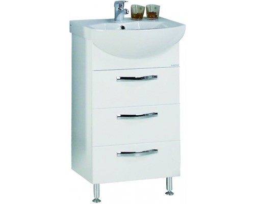 1A1402K0AA010 Набор: 1A140201AA010 Тумба-умывальник Ария 50 Н/ 1WH207781 Раковина Смайл-50 1A1402K0AA010