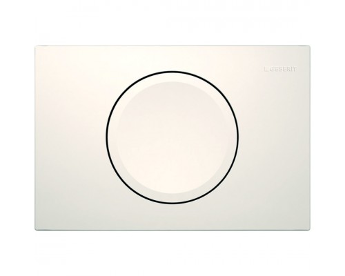 115.109.11.1 Смывная клавиша Geberit Delta15, смыв/стоп: Альпийский белый 115.109.11.1