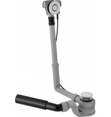 150.755.21.6 Слив-перелив для ванны Geberit с системой нажатия PushControl,d52,длина26 см, с дек.комплектом и соединительным коленом: Глянцевый хром 150.755.21.6