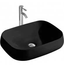 AQ5526-MB раковина 560420140 для установки на столешницу, матовый черный AQ5526-MB