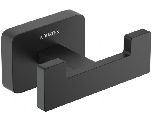 AQ4302MB ЛИБРА крючок двойной, матовый черный AQ4302MB