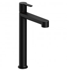 Смеситель для умывальника без донного клапана PU 015.20 высокий черный X070182