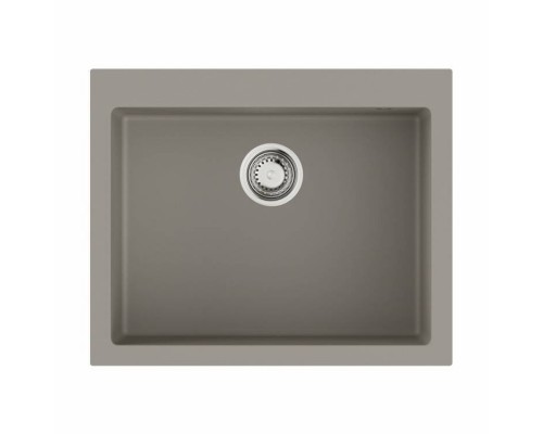 Мойка, OMOIKIRI, Bosen, шгв 500-610-210, отверстия для смесителя-3 промаркированных, чаши-1, цвет-leningrad grey