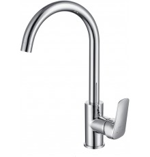 AQ1082CR ВЕГА смеситель для кухни (полукруглый излив) AQ1082CR