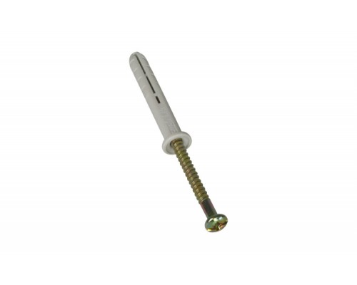 Дюбель, BIS starQuick, Ø-6, 40, с забивным саморезом, полиамид