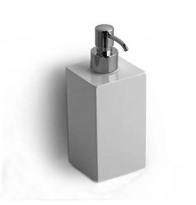 Дозатор для жидкого мыла, Bertocci, Settecento, шгв 70-80-180, цвет-белый матовый композит/хром