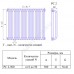 Радиатор трубчат РС 2-500 14 секц т/кл ниж/п прав в/к RAL9016 КЗТО
