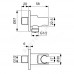 Подкл/душ шланг IDEALRAIN 1/2" скрыт/м с держ/лейки Ideal Standard BC807GN