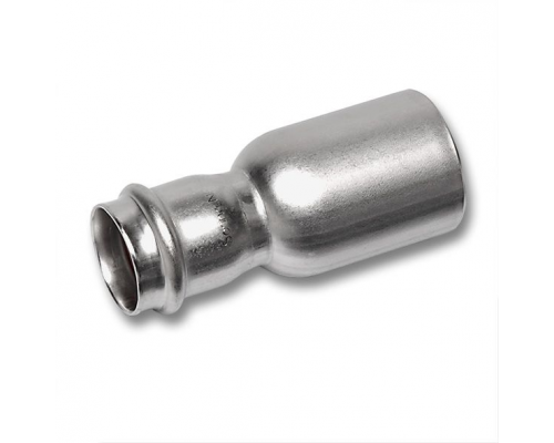 Ниппель, Sanha, NiroPress AISI304L, ВПр-НПр, 108ax54, 91243.3