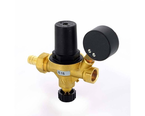 Клапан подпиточный WATTS Ind В со штуцером ALMD с манометром 1/2"