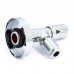 Вентиль Н-обжим Uni-Fitt 1/2" х 10 мм (3/8") LUX, для подключения бачков / смесителей, хромированный, рукоятка металл