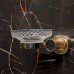 Boheme Royal Cristal Мыльница круглая подвесная, цвет: gold 10923-G-B