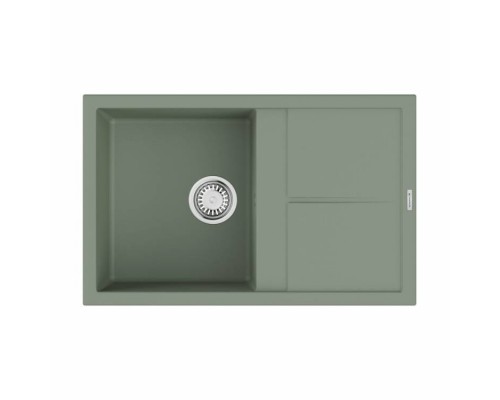 Мойка, OMOIKIRI, Sumi, шгв 790-500-220, отверстия для смесителя-6 промаркированных, цвет-Wind green