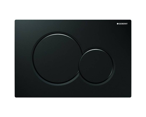 Кнопка смыва Geberit Sigma01 черный RAL 9005
