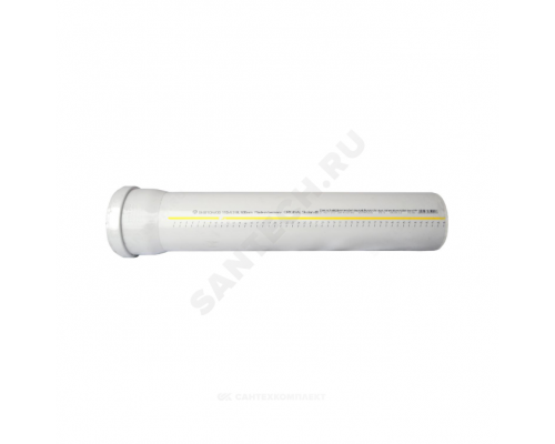 Труба PP-MD сер б/ш Дн58х4,0 L=3,0м в/к Skolan dB Ostendorf 332070