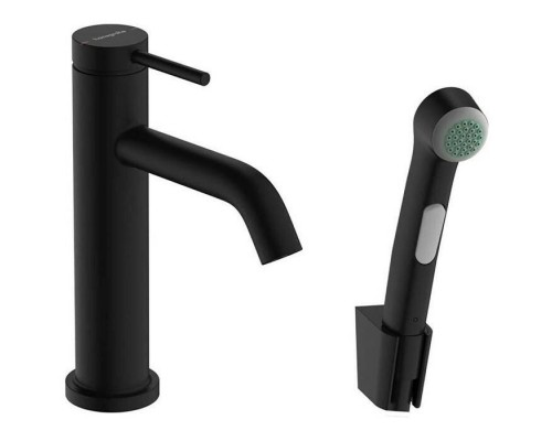 Смеситель для раковины, Hansgrohe, Tecturis S, EcoSmart , цвет-черный матовый Смеситель для раковины, Hansgrohe, Tecturis S, EcoSmart , цвет-черный матовый