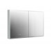 AQ7103B-MLC Алюминиевый зеркальный шкаф с подсветкой 1000700133,крепеж. Две зерк.дверцы шириной 49,85см,антизапотевание,акрил. подсветка,петли BLUM AQ7103B-MLC