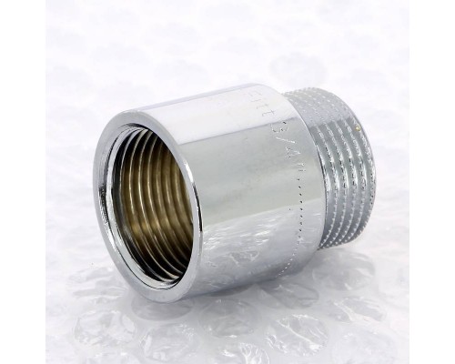 Удлинитель НВ хромированный UNI-FITT 3/4"x25мм Удлинитель НВ хромированный UNI-FITT 3/4"x25мм