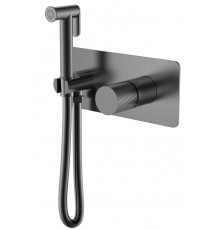 Boheme Stick Touch Гигиенический душ со смесителем и встраиваемой частью, цвет: gun metall 127-GM.2