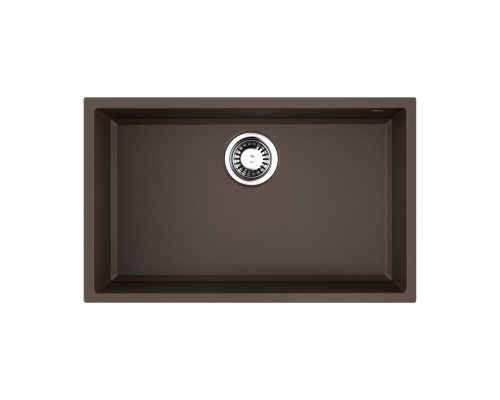 Omoikiri Tedori 66-U ES Кухонная мойка из Tetogranit 66x22 см, цвет: espresso 4997237