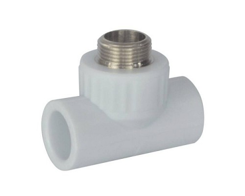 Тройник PP-R бел комб Дн32х3/4" НР РосТурПласт 10759