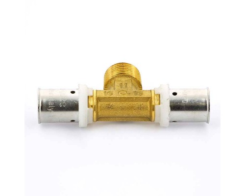 Тройник пресс-Н UNI-FITT 16х1/2"х16 Тройник пресс-Н UNI-FITT 16х1/2"х16