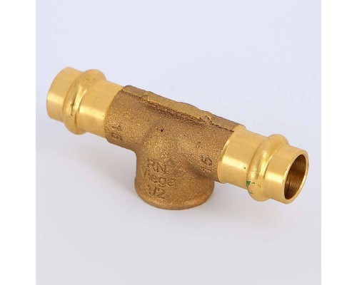 Тройник пресс-В бронза Sanpress VIEGA 15х1/2"х15 Тройник пресс-В бронза Sanpress VIEGA 15х1/2"х15