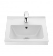 131177S0011B0 Умывальник Визит-40 с переливом белый (требуются кронштейны 1.8937.0.S99.980.5) 405х355 1.3117.7.S00.11B.0