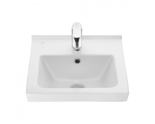 131177S0011B0 Умывальник Визит-40 с переливом белый (требуются кронштейны 1.8937.0.S99.980.5) 405х355 1.3117.7.S00.11B.0