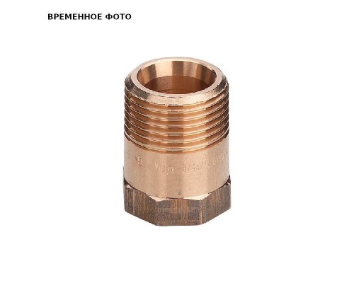 Футорка удлиненная НВ 1 1/2" x 1 1/4" бронза