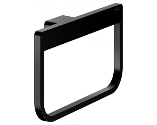 14621370000 AVENO Кольцо для полотенца с клеевым комплектом, черный матовый 14621370000