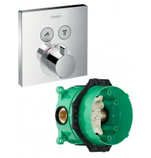 15763000S Set HG Select термостатический смеситель для душа (15763000+01800180) 15763000S