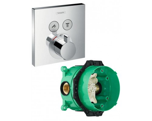 15763000S Set HG Select термостатический смеситель для душа (15763000+01800180) 15763000S