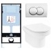 E21743RU-CP Унитаз c инсталляцией Elite, сиденье тонкое микролифт, панель для двойного смыва, хром (E36495-NF+E36496-CP+EDX114RU) E21743RU-CP