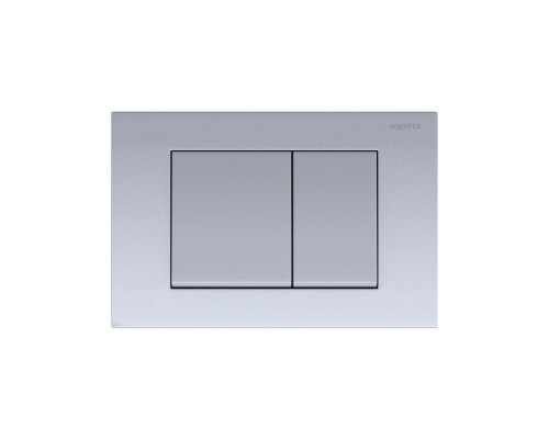 PNS-0000003 (001CQ) Панель смыва Хром матовая для INSP-0000001 Pneumo S(клавиши квадрат) PNS-0000003