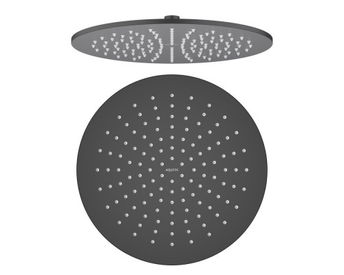 AQ2079MB круглый верхний душ 3007 мм, матовый черный AQ2079MB