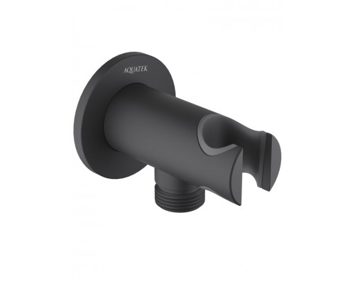 AQ2460MB шланговое подсоединение с держателем, матовый черный AQ2460MB