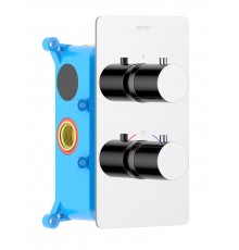 AQ1391CR ЕВРОПА термостатический смеситель для душа 1 режим (внешняя и скрытая часть) AQ1391CR