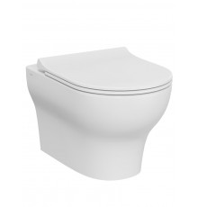 7786B003-0075 Подвесной безободковый SmoothFlush унитазZentrum Round(НУЖНА КРЫШКА 801-003-019) 7786B003-0075