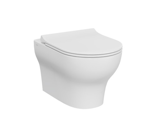 7786B003-0075 Подвесной безободковый SmoothFlush унитазZentrum Round(НУЖНА КРЫШКА 801-003-019) 7786B003-0075