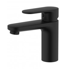 AQ1810MB НИКА смеситель для раковины 90 без донного клапана, матовый черный AQ1810MB