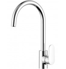 AQ1882CR НИКА смеситель для кухни (полукруглый излив) AQ1882CR