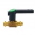 Кран пресс ДУ 15(18) 16 бар, 90'C бронза Easytop