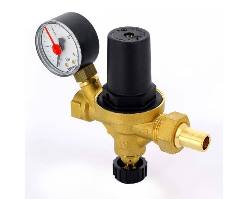 Клапан подпиточный WATTS Ind В со штуцером ALMD с манометром 1/2"