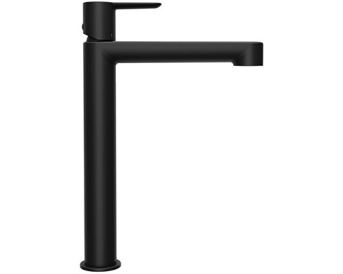 Смеситель для умывальника без донного клапана PU 015.20 высокий черный X070182