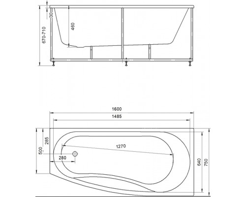 Пандора прав.пустая с фр.экр. PAN160-0000039